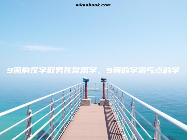 9画的汉字取男孩常用字，9画的字霸气点的字