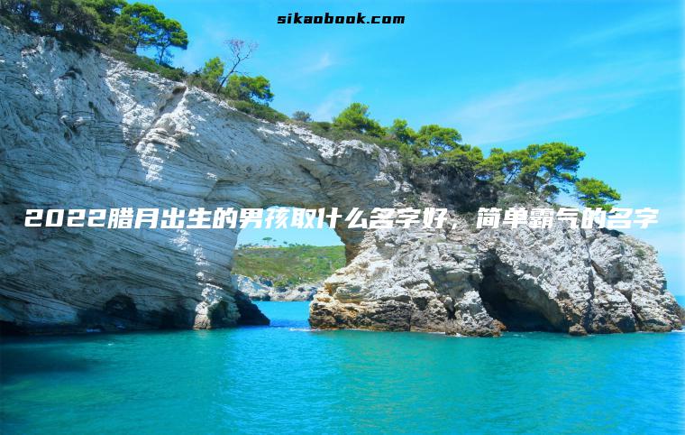 2022腊月出生的男孩取什么名字好，简单霸气的名字