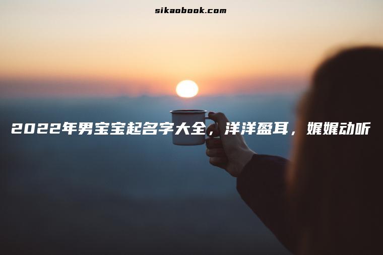 2022年男宝宝起名字大全，洋洋盈耳，娓娓动听