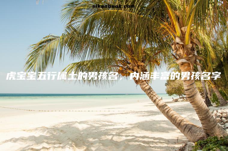 虎宝宝五行属土的男孩名，内涵丰富的男孩名字