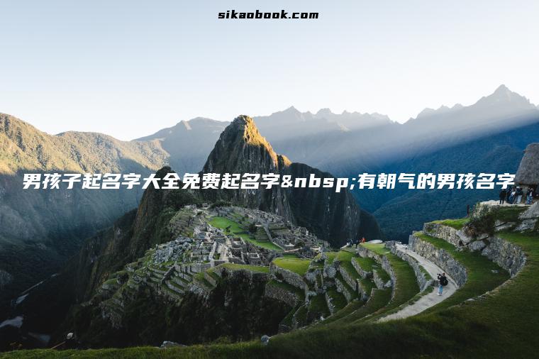 男孩子起名字大全免费起名字 有朝气的男孩名字