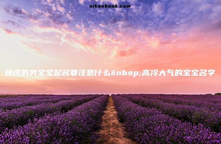 属虎的男宝宝起名要注意什么 高冷大气的宝宝名字