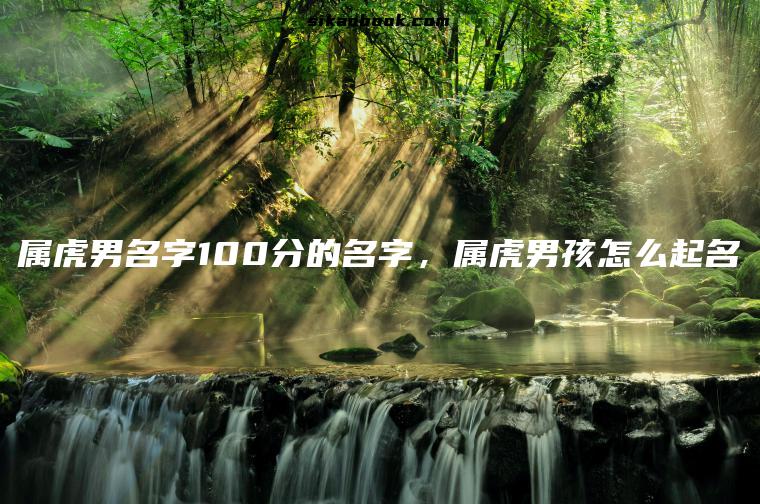 属虎男名字100分的名字，属虎男孩怎么起名