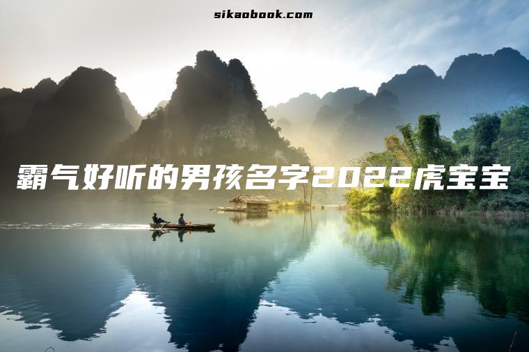 霸气好听的男孩名字2022虎宝宝