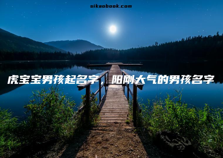 虎宝宝男孩起名字，阳刚大气的男孩名字
