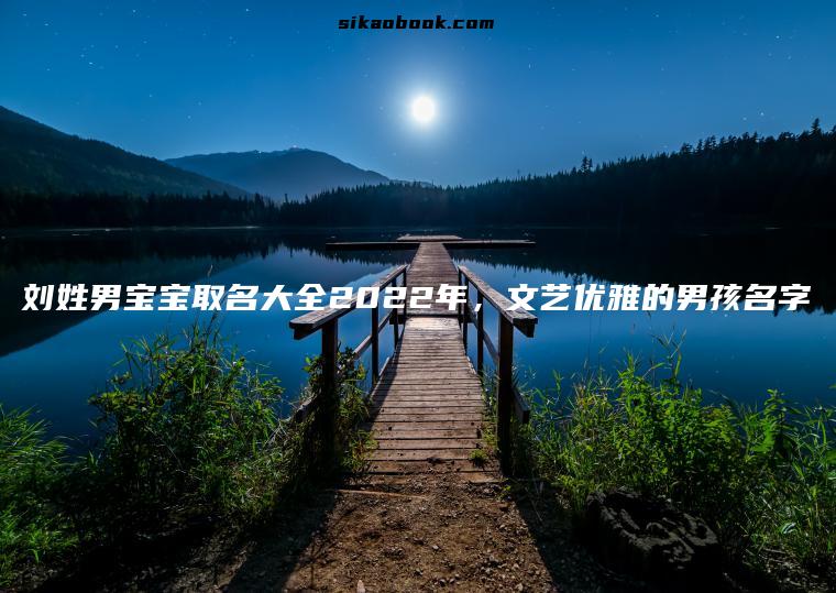 刘姓男宝宝取名大全2022年，文艺优雅的男孩名字