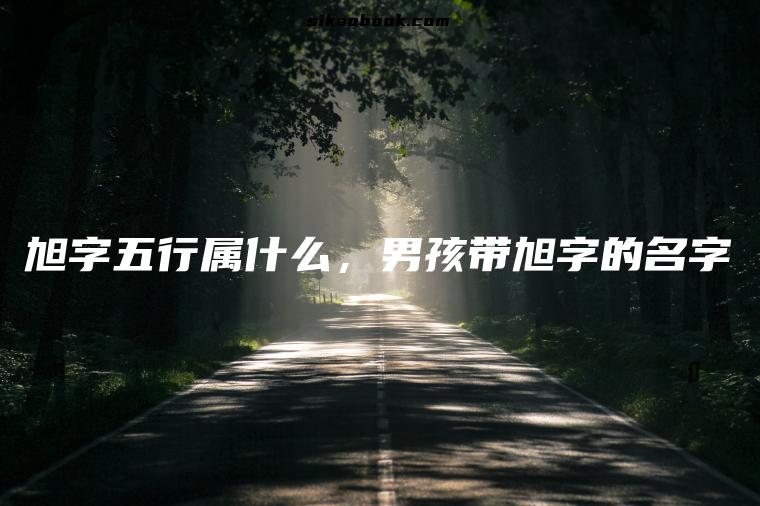 旭字五行属什么，男孩带旭字的名字