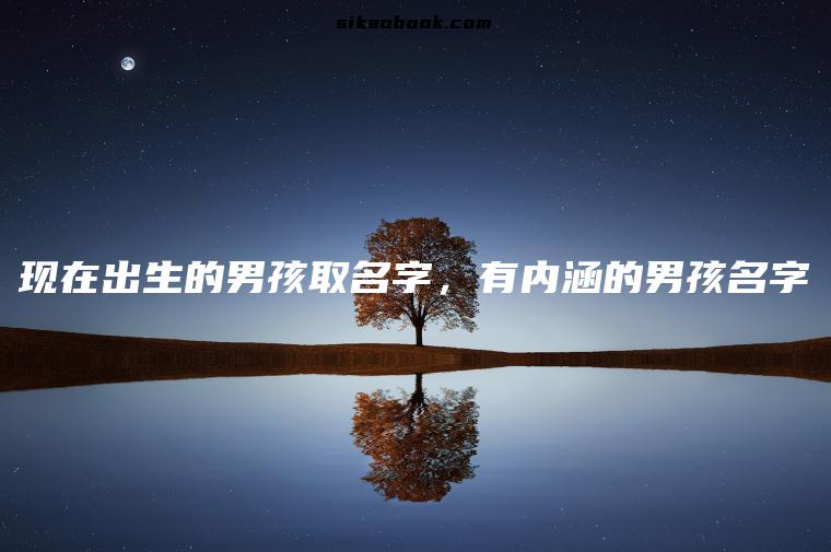 现在出生的男孩取名字，有内涵的男孩名字