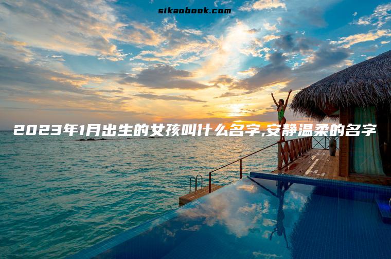 2023年1月出生的女孩叫什么名字,安静温柔的名字