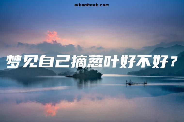 梦见自己摘葱叶好不好？