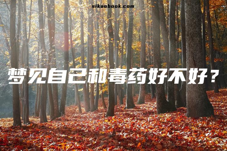 梦见自己和毒药好不好？