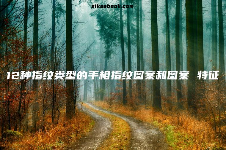 12种指纹类型的手相指纹图案和图案 特征