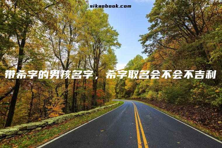 带希字的男孩名字，希字取名会不会不吉利